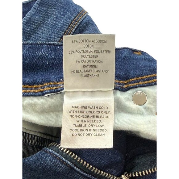 Hudson Signature Bootcut Jeans Medium Wash Distressed Mid Rise Rare Size 30 x 34 - Picture 7 of 9